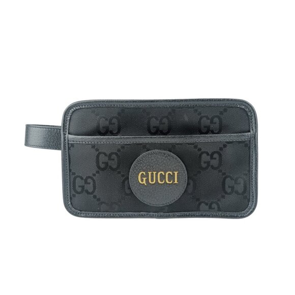 GUCCI Black Leather Pouch - Picture 1 of 9